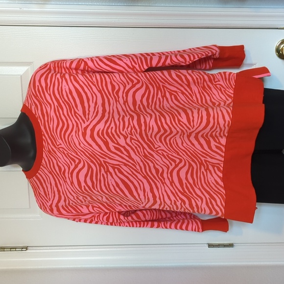 Crown & Ivy French terry sweatshirt - Picture 2 of 4